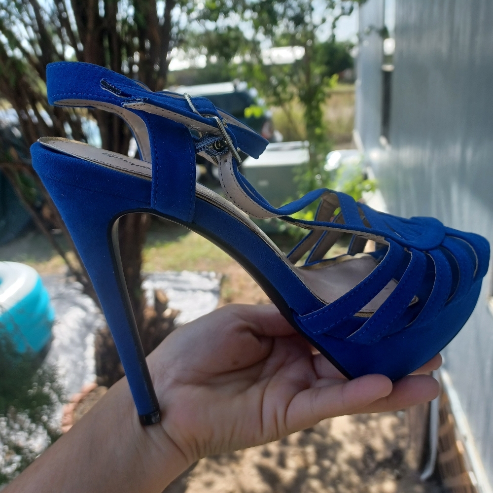 Brand new Blue High heels for women's